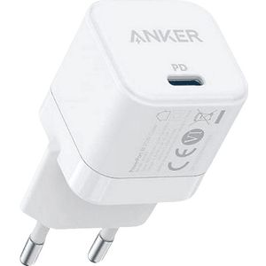 Anker PowerPort III Cube (20W) USB-C Adapter Power Delivery Lader Wit