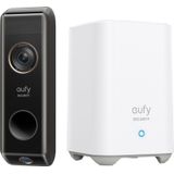 Eufy Dual 2 Pro 2K Draadloze Video Deurbelset Inclusief Homebase 2 - Accu - Zwart