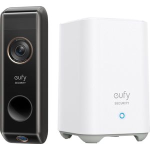 Anker Eufy Video Deurbel Dual 2 Pro  Basisstation - Slimme deurbel Zwart