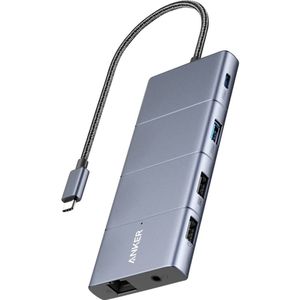 Anker 565 11-in-1 USB-C Hub - 4K HDMI - DisplayPort - 100W PD - Ethernet