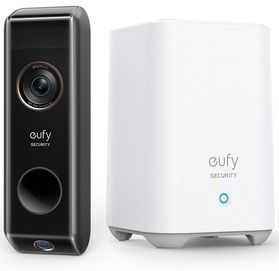 Eufy Dual 2 Pro 2K Draadloze Video Deurbel Uitbreiding - Accu - Zwart