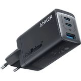 Anker 735 GaNPrime (65W) Fast Charge USB-C en USB-A Adapter Zwart