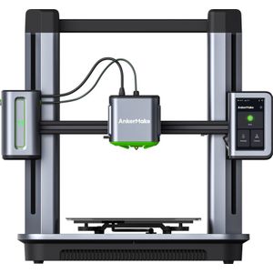 AnkerMake M5-FDM-3D-printer,5 keer zo snel en extra slim, 70% kortere printtijd, vloeiende details van 0,1 mm, ingebouwde camerabewaking, automatisch uitlijnen, geïntegreerde gegoten aluminiumlegering