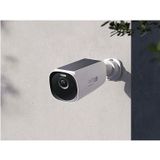 eufy Security - eufyCam 3 Set met 3 camera's - Zwart en wit,4K draadloos Beveiligingscamerasysteem met geïntegreerd zonnepaneel - AI gezichtsherkenning