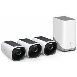 Eufy - Eufycam 3 - Draadloze Camera's - 4K Resolutie - Inclusief Homebase 3
