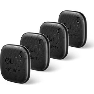 Eufy - Smart Tracker Link - Bluetooth Tracker - 4 Pack - Zwart