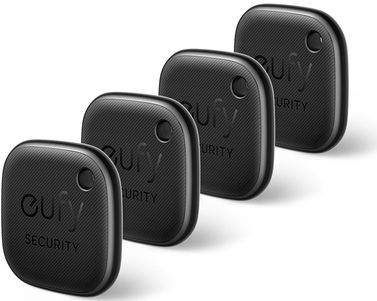 Eufy - Smart Tracker Link - Bluetooth Tracker - 4 Pack - Zwart