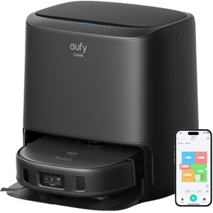 Eufy Clean X9 Pro ACS - Robotstofzuiger en dweilcombi met Auto Clean Station - 2 roterende dweilen