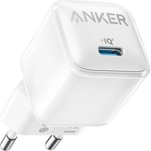 Anker 512 Nano Pro (20W) Fast Charge USB-C Adapter voor iPhones Wit