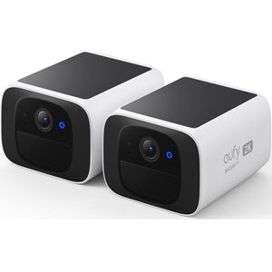 Eufy S220 SoloCam 2K Draadloze Beveiligingscamera - 2 Solar Camera's - Wit