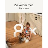 Eufy S350 4K Indoor Beveiligingscamera voor binnen - Bedraad - Wit