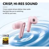 soundcore van Anker Liberty 4 NC draadloze oordopjes bluetooth met 98,5% ruisonderdrukking, adaptieve ruisonderdrukking voor oren en omgeving, Hi-Res-geluid, 50u-accu, draadloos opladen, Bluetooth 5.3