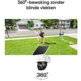 Eufy S340 SoloCam 3K Draadloze Solar Beveiligingscamera - Wit