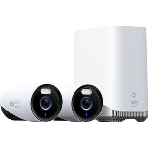 Eufy E330 2-Cam 4K Bedraad Beveiligingssysteem - Wit