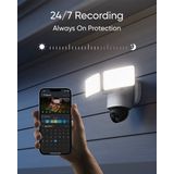 Eufy E340 Floodlight Beveiligingscamera - Met verlichting - Bedraad - Wit