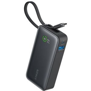 Anker Nano Powerbank 10000 mAh - Ingebouwde USB-C Kabel