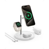 Anker - MagGo 15W 3-in-1 Draadloze Oplader - Geschikt voor Apple-apparaten