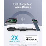 Anker B25M8H11 oplader voor mobiele apparatuur Hoofdtelefoons, Headset, Smartphone, Smartwatch Zwart Draadloos opladen Snel opladen Binnen