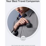 Anker MagGo 3-in-1 Kabellose Ladestation (mit EU/US/UK Stecker), MagSafe-Kompatibles Qi2-Zertifiziertes 15W Ladegerät, Faltbares Reise-Ladepad für iPhone 16/15, AirPods, Apple Watch (Keine Powerbank)
