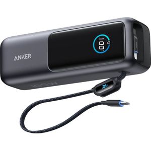 Anker Zolo Powerbank  A1695H11  25000 mAh  Built-In USB-C and Retractable Cable)  Pilkas
