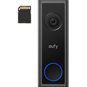 Eufy Video Deurbel C31 Met Sd Card 2k Zwart (t8223312) Deurbel
