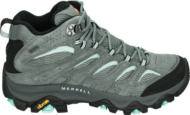 Merrell - Moab 3 Mid Gtx - Sneakers - Grijs - Leer