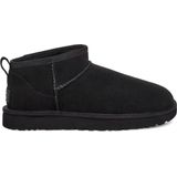 UGG - Classic Ultra Mini - Enkellaarsjes - Black - Schapenvacht