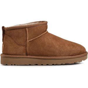 UGG - Classic Ultra Mini - Enkellaarsjes - Beige - Schapenvacht