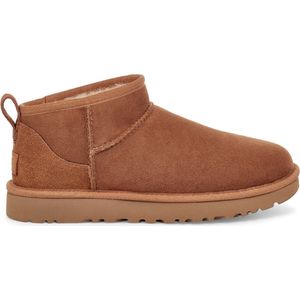 UGG - Classic Ultra Mini - Enkellaarsjes - Beige - Schapenvacht