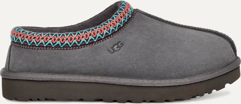 UGG - Tasman - Pantoffels - Dark Grey - Suède - Sheep Skin