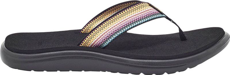Teva W Voya Flip Dames Slippers Zwart/colour