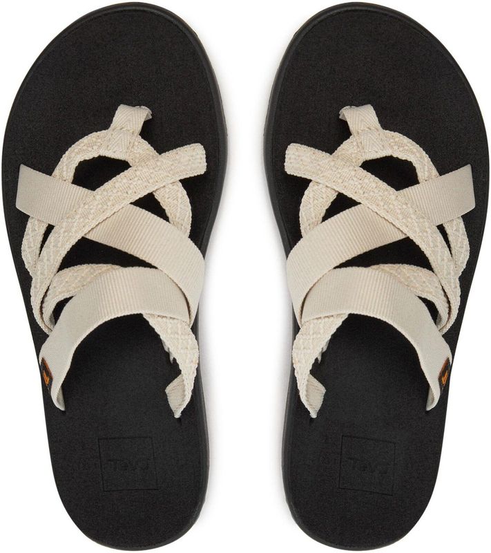 Teva W Voya Zillesa Dames Slippers - Wit Zwart