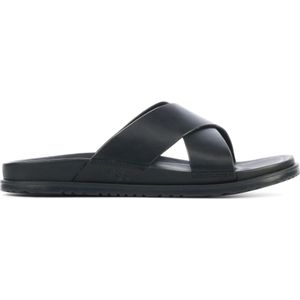UGG WAINSCOTT SLIDE M - Heren slippers - Kleur: Zwart - Maat: 41