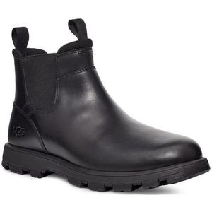 UGG Heren Hillmont Chelsea Boot, Zwart leder, 45 EU