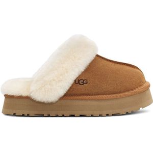 UGG W Disquette pantoffel van suède met schapenwol