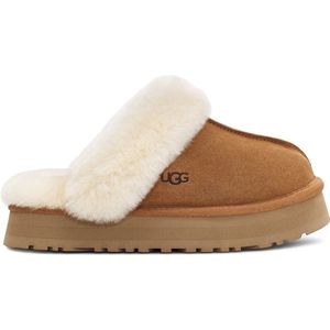 UGG W Disquette Dames Sloffen Chestnut