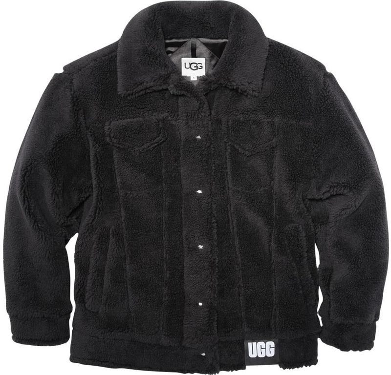 Frankie Sherpa Tucker Jacket Black