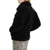 UGG - Frankie - Fleece Jas - Zwart - 100% Polyester - Met Klepzakken