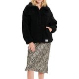 UGG - Frankie - Fleece Jas - Zwart - 100% Polyester - Met Klepzakken