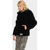 UGG - Frankie - Fleece Jas - Zwart - 100% Polyester - Met Klepzakken