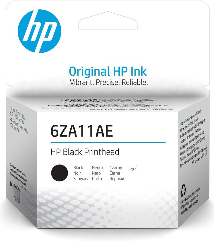 HP 6ZA11AE 6ZA11AE Cartridge-drukknop Origineel Zwart