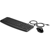 HP Pavilion Keyboard and Mouse 200 - EURO - Bedraade toetsenbord en muis set - Zwart