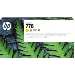 HP 776 1-liter Yellow DesignJet Ink Cartridge inktcartridge 1 stuk(s) Origineel Hoog (XL) rendement Geel