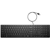 HP 320K Wired Keyboard toetsenbord Kantoor USB Zwart