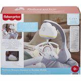 ​Fisher-Price Regenboog Muziekmobiel voor Wieg of Babybedje, tafelmodel sluimerkastje met rustgevend geluid voor baby en peuter, HBP40