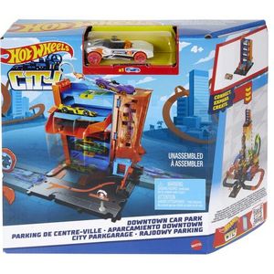Hot Wheels City: Basisbaan set - Stadsparkeergarage