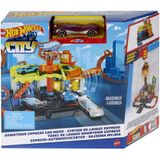 Hot Wheels City Centrum Express Autowasstraat Speelset