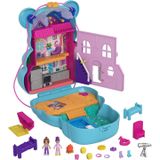 Polly Pocket HGC39 Handtassenset met 2 minifiguren en 16 accessoires voor kinderen speelgoed