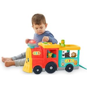 Fisher-Price Little People Grote ABC Dierentrein - Meertalig - Speelvoertuig
