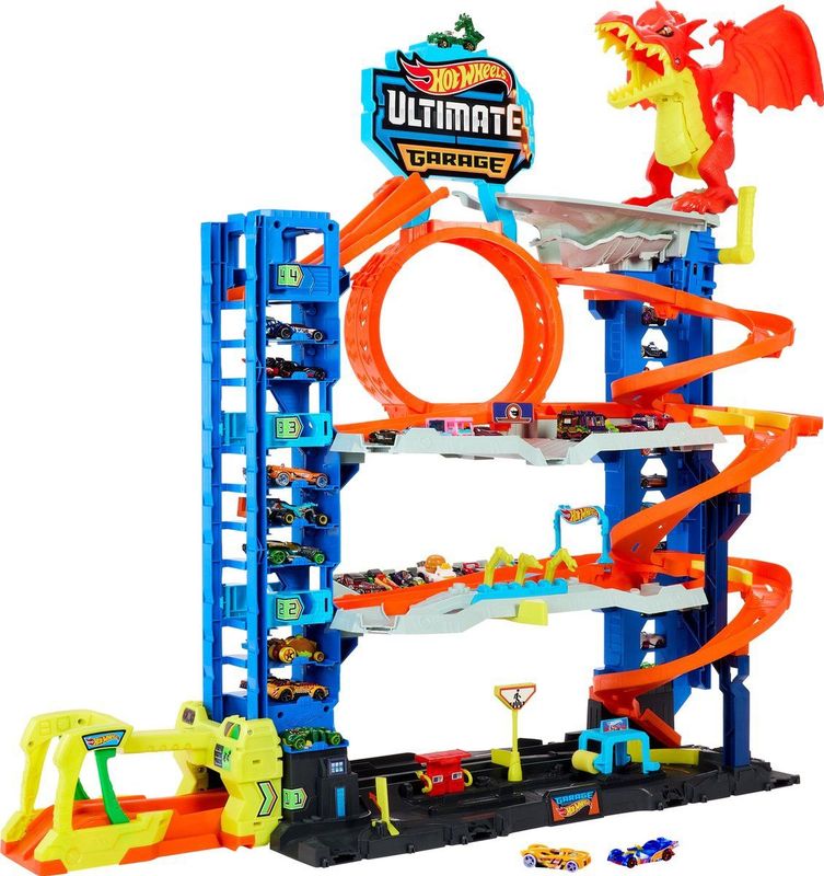 Hot Wheels - City Ultieme Garage Speelset - Met 2 metalen auto's